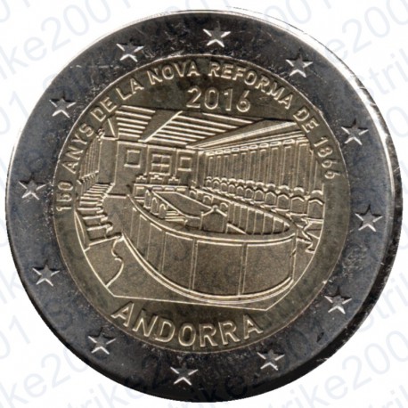 Andorra - 2€ Comm. 2016 Nuova Riforma FDC