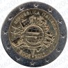 Italia - 2€ Comm. 2012 FDC 10° Anniversario Euro