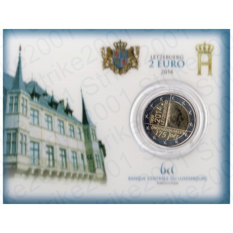 Lussemburgo - 2€ Comm. 2014 in folder FDC Indipendenza