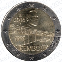 Lussemburgo - 2€ Comm. 2016 FDC Ponte Granduchessa Carlotta
