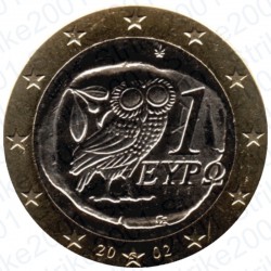 Grecia 2002 - 1€ Zecca Estera FDC