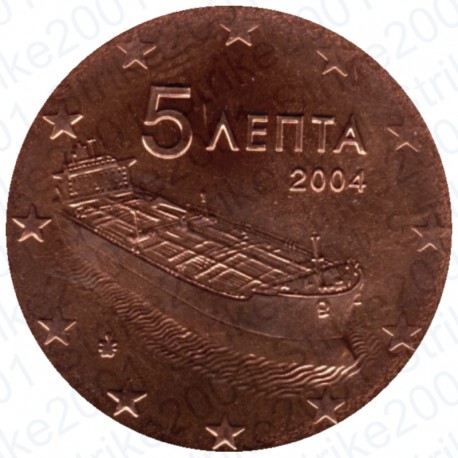 Grecia 2004 - 5 Cent. FDC