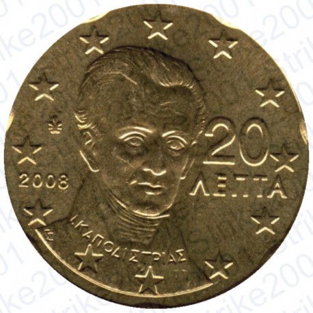 Grecia 2008 - 20 Cent. FDC
