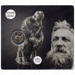 Francia - 2€ Comm. 2017 FDC Auguste Rodin in Folder
