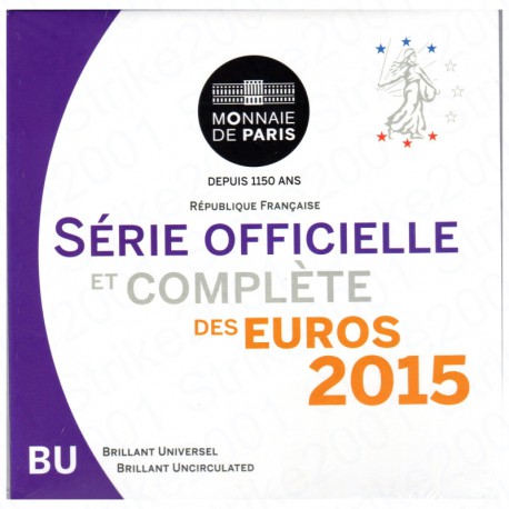 Francia - Divisionale Ufficiale 2015 FDC