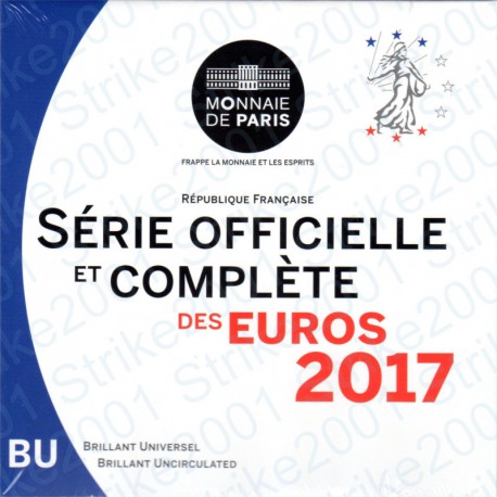 Francia - Divisionale Ufficiale 2017 FDC