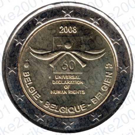 Belgio - 2€ Comm. 2008 FDC