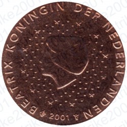 Olanda 2001 - 2 Cent. FDC