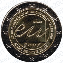 Belgio - 2€ Comm. 2010 FDC Presidenza Europea