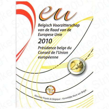 Belgio - 2€ Comm. 2010 in Folder FDC