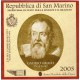 San Marino - 2€ Comm. 2005 FDC Galileo Galilei in Folder
