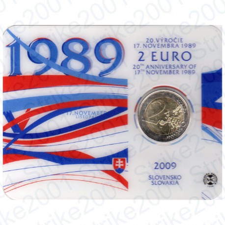 Slovacchia - 2€ Comm. 2009 FDC Libertà e Democrazia in Folder
