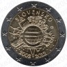 Slovacchia - 2€ Comm. 2012 FDC 10° Anniversario Euro