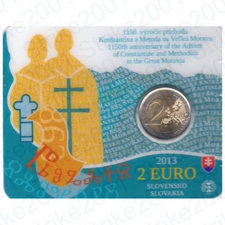Slovacchia - 2€ Comm. 2013 FDC Cirillo e Metodio in Folder