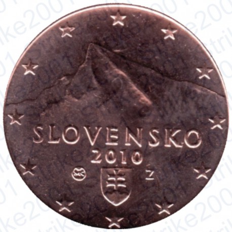 Slovacchia 2010 - 2 Cent. FDC