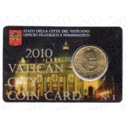 Vaticano - Coin Card 2010 FDC nr. 1