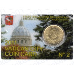 Vaticano - Coin Card 2011 FDC nr. 2