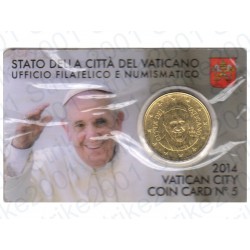 Vaticano - Coin Card 2014 FDC nr. 5