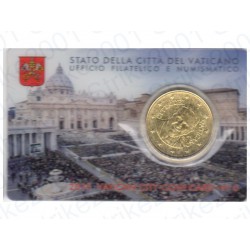 Vaticano - Coin Card 2015 FDC nr. 6