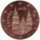 Spagna 2012 - 2 Cent. FDC