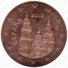 Spagna 2012 - 5 Cent. FDC