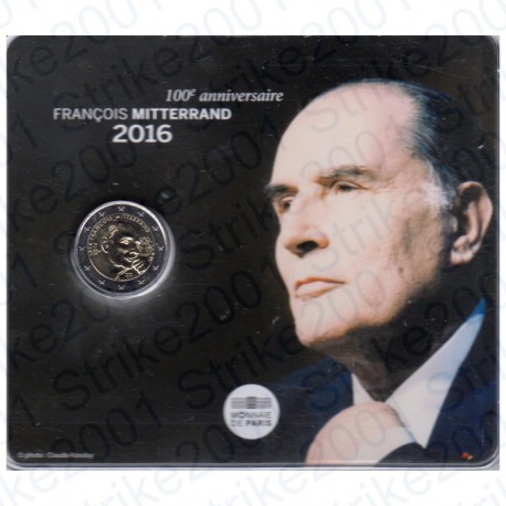 Francia - 2€ Comm. 2016 FDC François Mitterrand in Folder