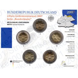 Germania - 2€ Comm. 5 Zecche 2007 FOLDER FDC