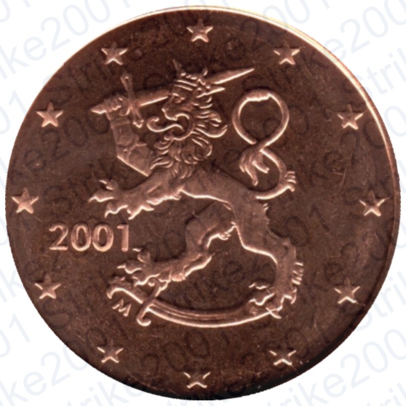 Finlandia 5 cent 2001 FDC