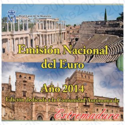 Spagna - Divisionale Ufficiale 2014 FDC Extremadura