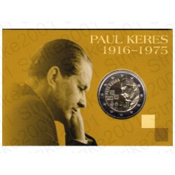 Estonia - 2€ Comm. 2016 FDC Paul Kérès in Folder