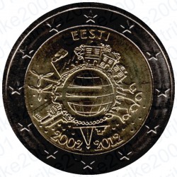 Estonia - 2€ Comm. 2012 FDC 10° Anniversario Euro