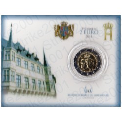 Lussemburgo - 2€ Comm. 2014 FDC Granduca Jean in Folder