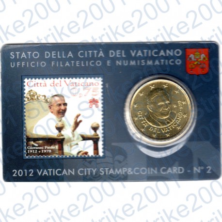 Vaticano - Coin Card 2012 FDC Giovanni Paolo I con Bollo