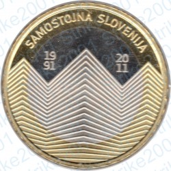 Slovenia - 3€ 2011 FS Anniversario Indipendenza