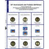Kit Foglio 2€ Comm. 2013 Germania Trattato Eliseo - 5 Zecche