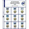Kit Foglio 2 Euro Comm. 2012 10° Anniversario Euro