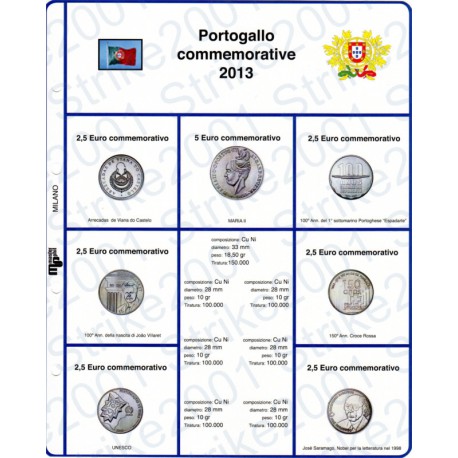 Kit Foglio 2,5 Euro Comm. Portogallo 2013