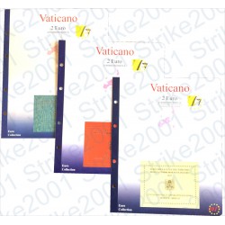 Kit Foglio Vaticano 2 Euro Comm. in folder