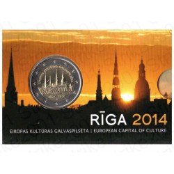 Lettonia - 2€ Comm. 2014 FOLDER FDC