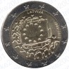 Lettonia - 2€ Comm. 2015 FDC 30° Ann. Bandiera Europea