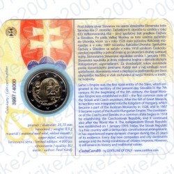Slovacchia - 2€ Comm. 2018 FDC 25° Repubblica in Folder