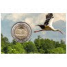 Lettonia - 2€ Comm. 2015 FDC Cicogna Nera in Folder