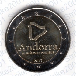 Andorra - 2€ Comm. 2017 FDC Il Paese dei Pirenei