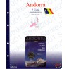 Kit Foglio Andorra 2 Euro Comm. 2017 in folder Pirenei