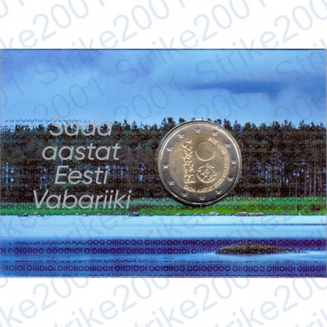 Estonia - 2€ Comm. 2018 FDC 100 Repubblia