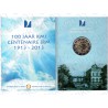 Belgio - 2€ Comm. 2013 FDC Istituto Meteorologia in Folder