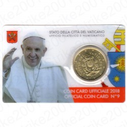 Vaticano - Coin Card 2018 FDC nr. 9