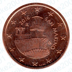 San Marino 2016 - 5 Cent. FDC