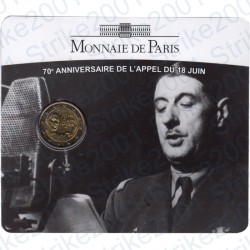 Francia - 2€ Comm. 2010 FDC Charles de Gaulle