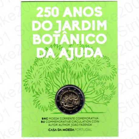 Portogallo - 2€ Comm. 2018 FDC Giardino Botanico Ajuda in Folder